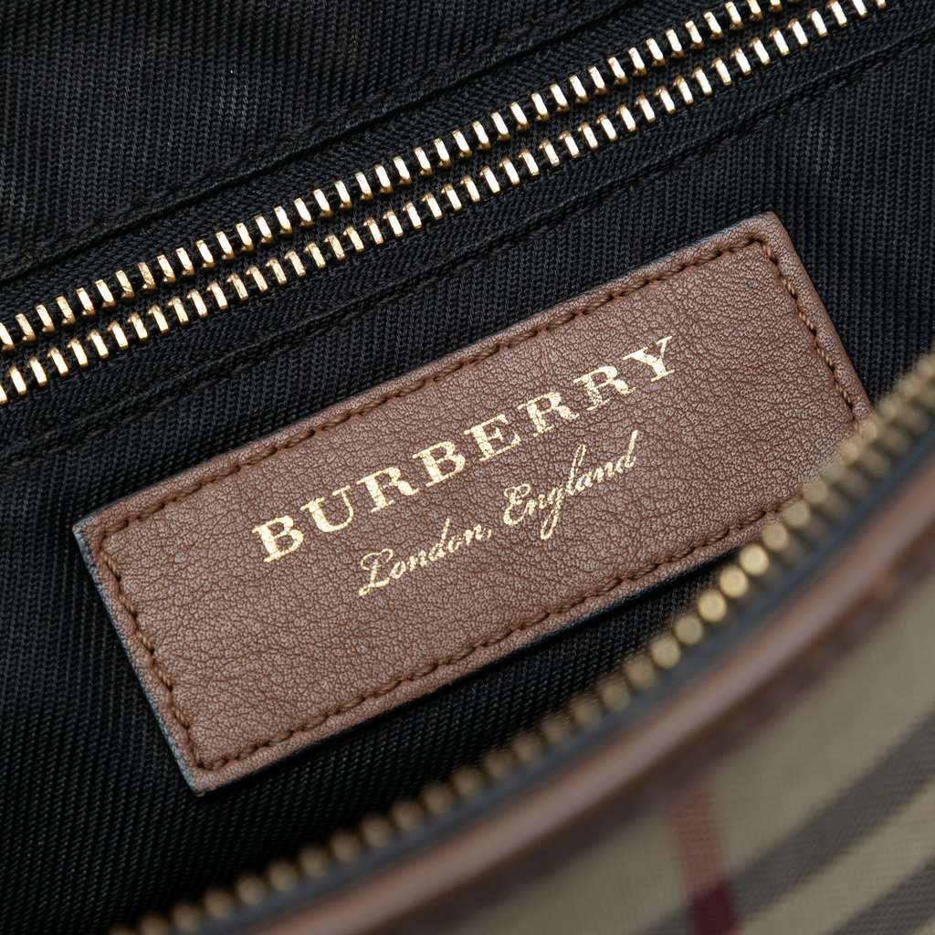 Burberry Haymarket Check Canvas Chichester Crossbody - 5