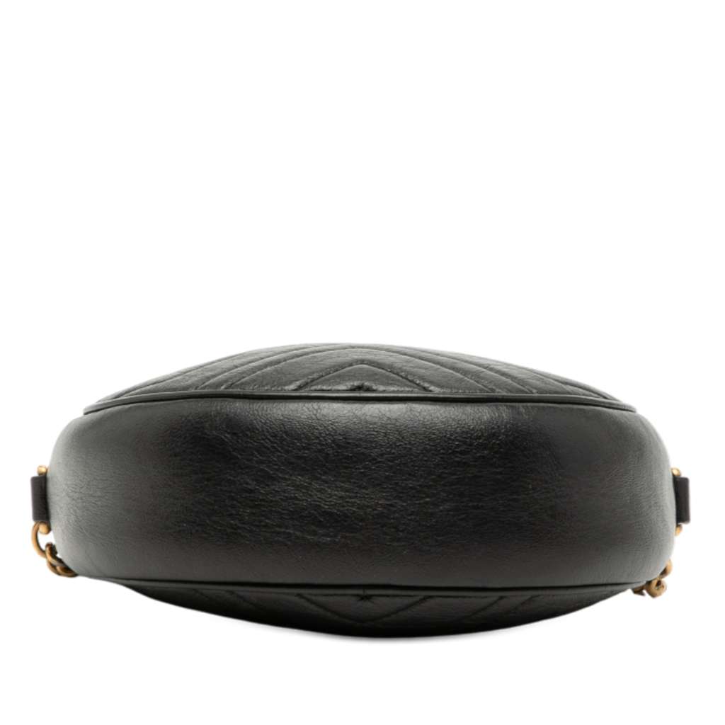 Gucci Mini GG Marmont Matelasse Leather Round Crossbody - 3