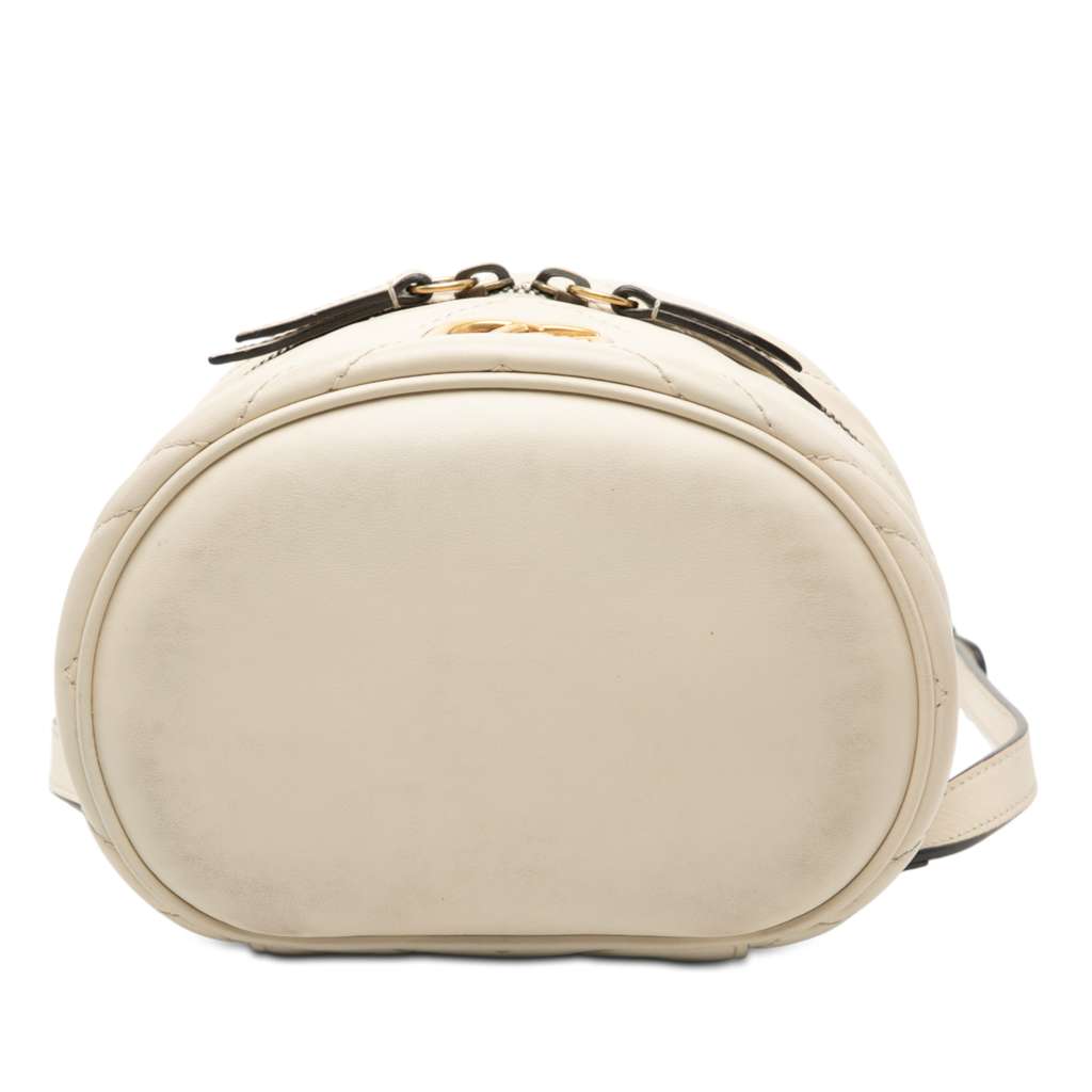Gucci Mini GG Marmont Matelasse Leather Round Backpack - 3