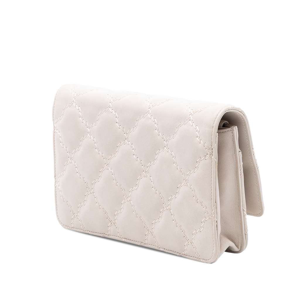 Chanel CC Quilted Calfskin Double Stitch Hamptons Wallet on Chain - 2