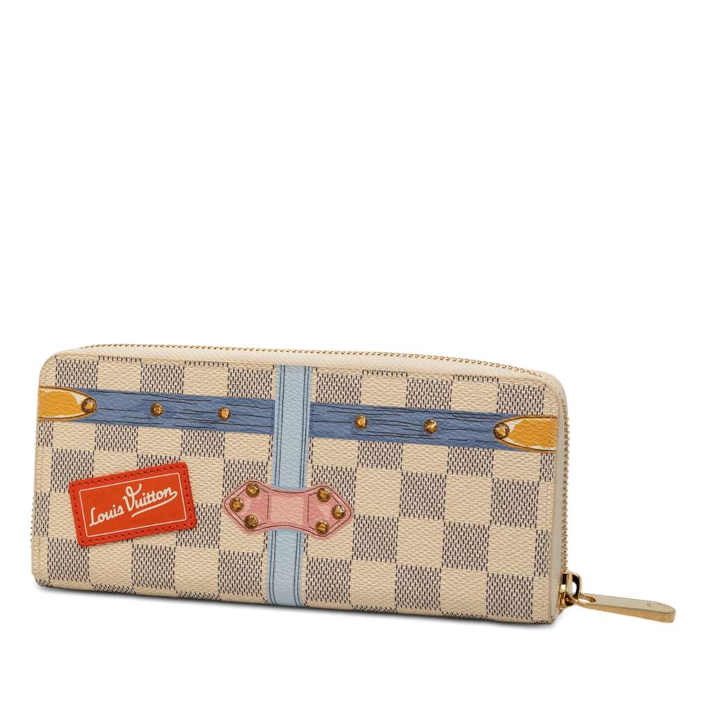 Louis Vuitton Damier Azur Summer Trunks Zippy Long Wallet - 2