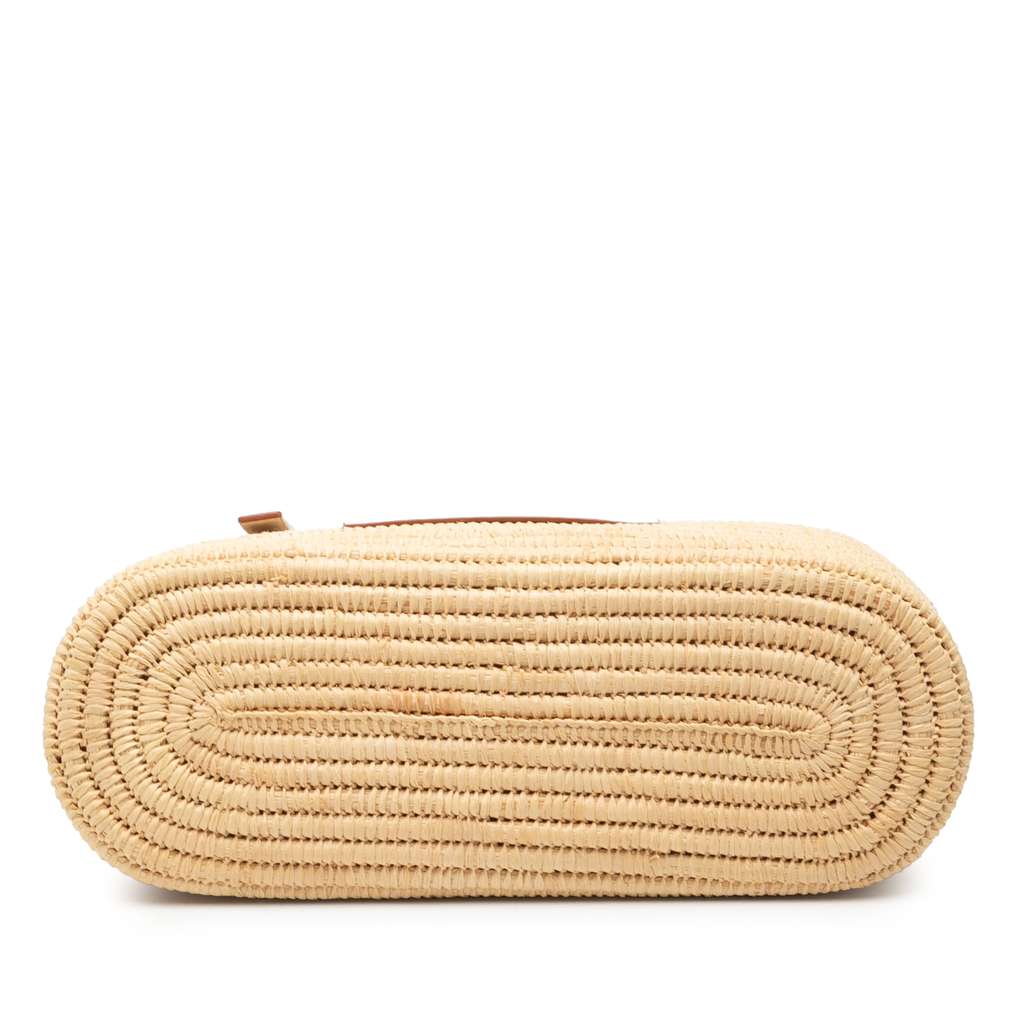 Loewe Small Raffia Square Basket Bag - 3