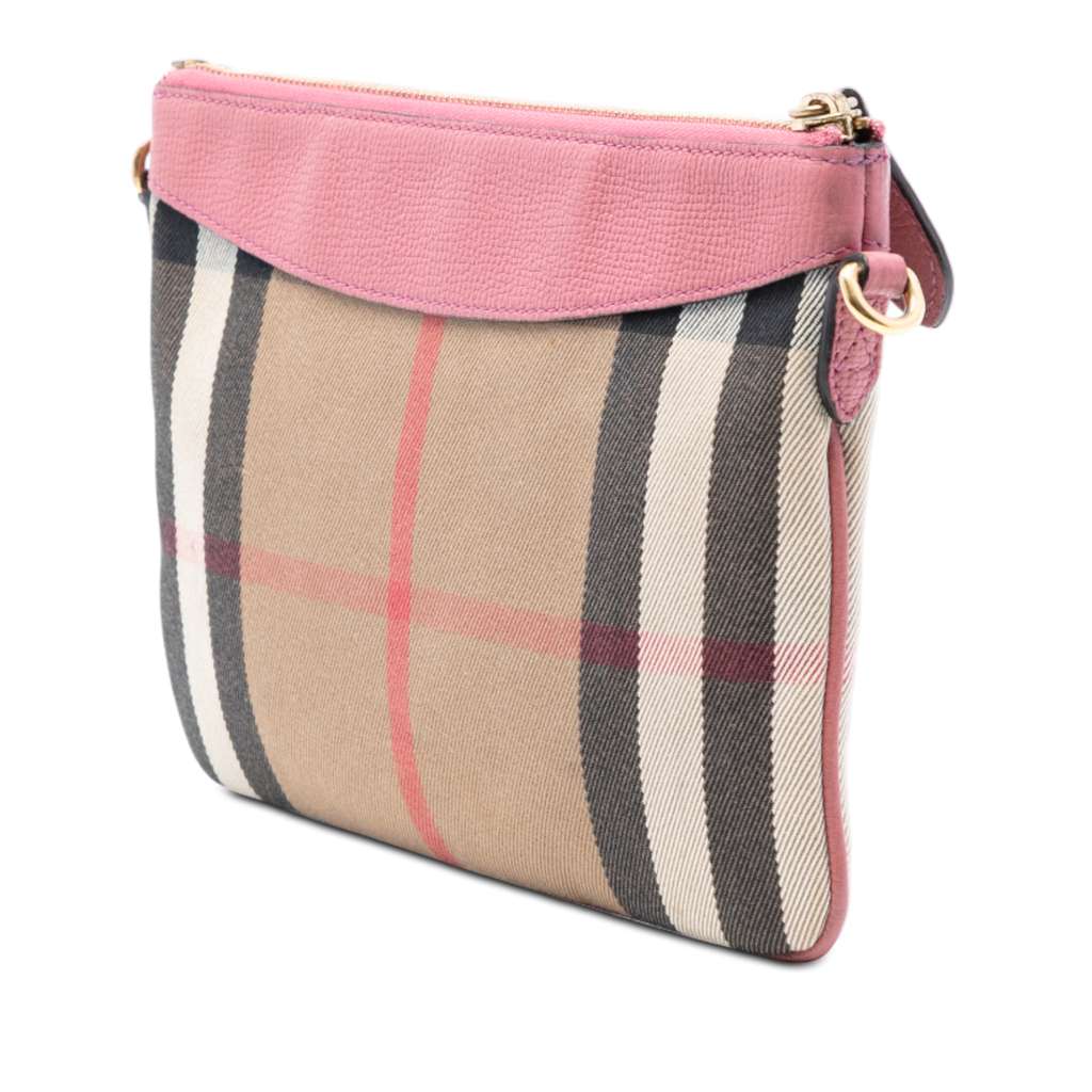 Burberry House Check Canvas Derby Peyton Crossbody - 2