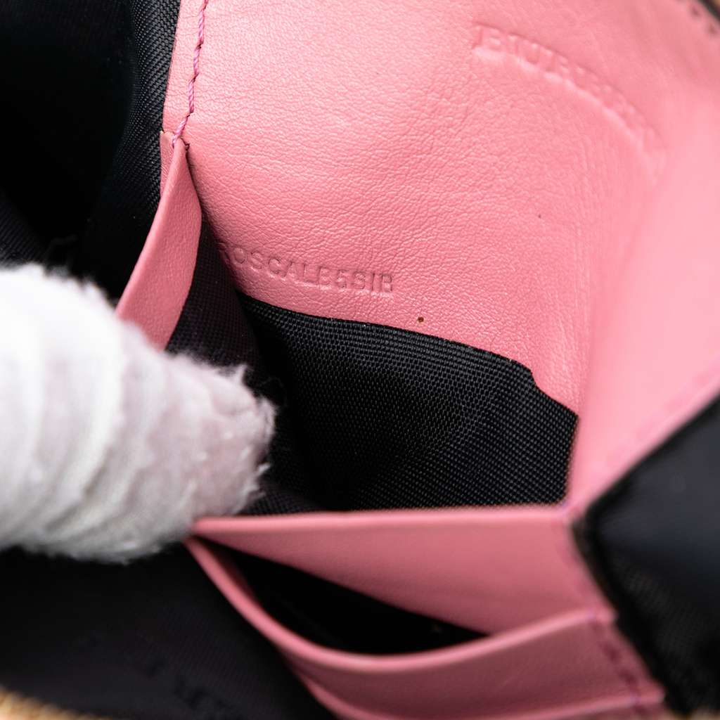 Burberry House Check Canvas Derby Peyton Crossbody - 5