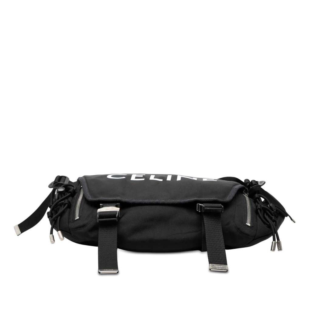 Celine Medium Nylon Logo Trekking Messenger Bag - 3