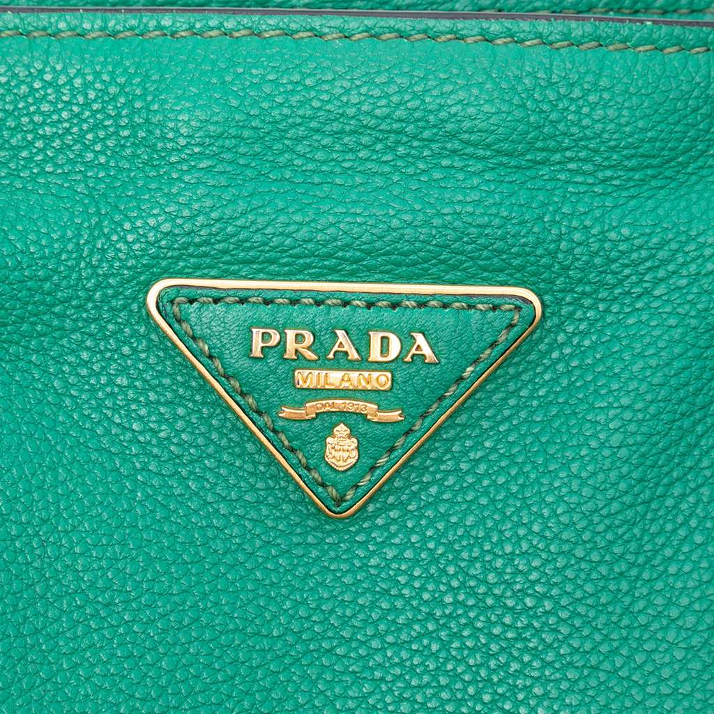 Prada Vitello Daino Open Convertible Tote - 5