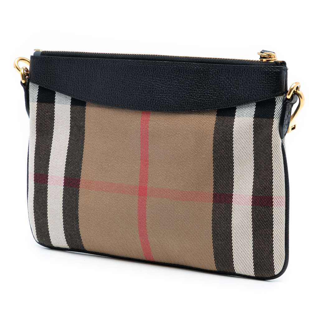 Burberry Mega Check Canvas Derby Peyton Crossbody - 2