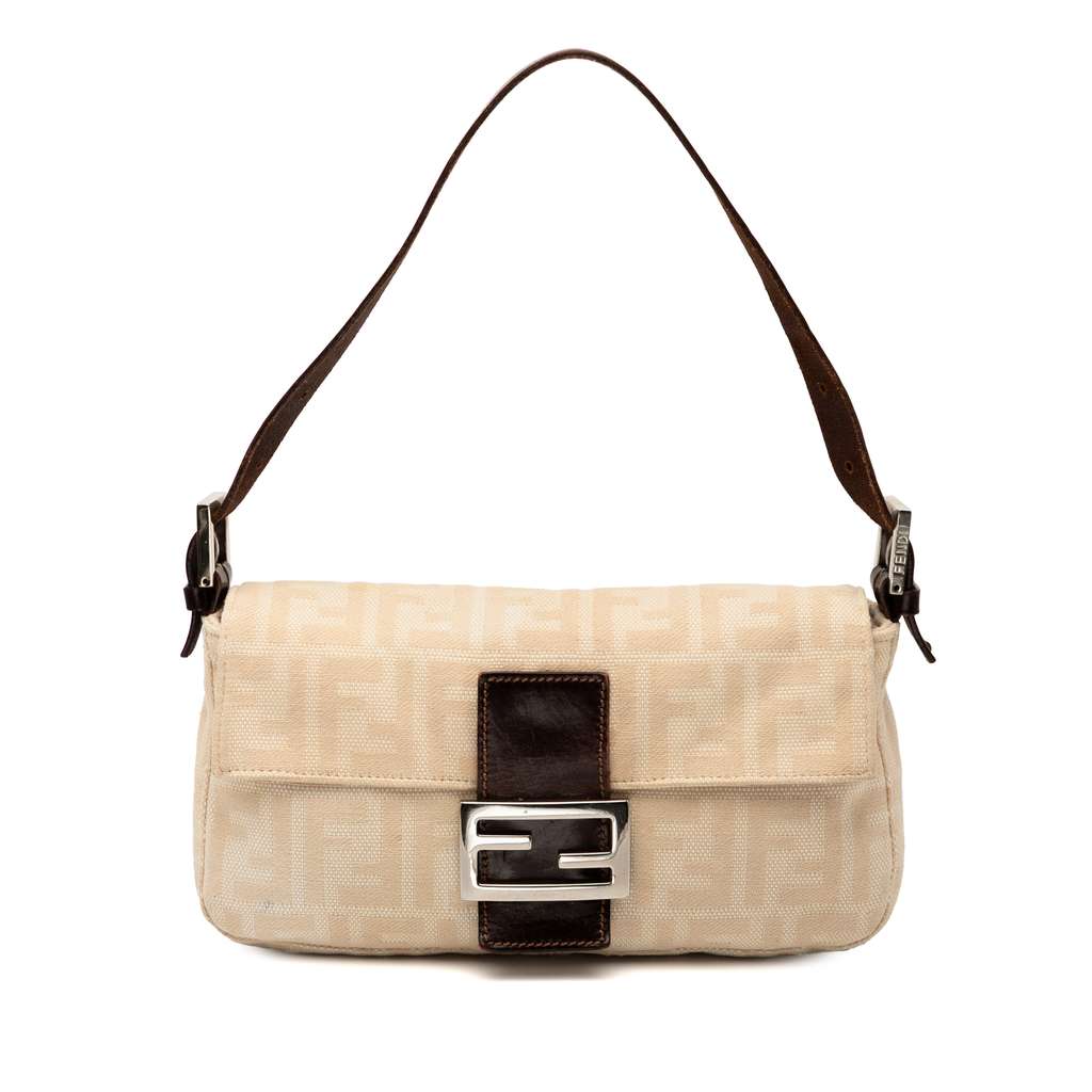 Fendi Zucca Canvas Baguette