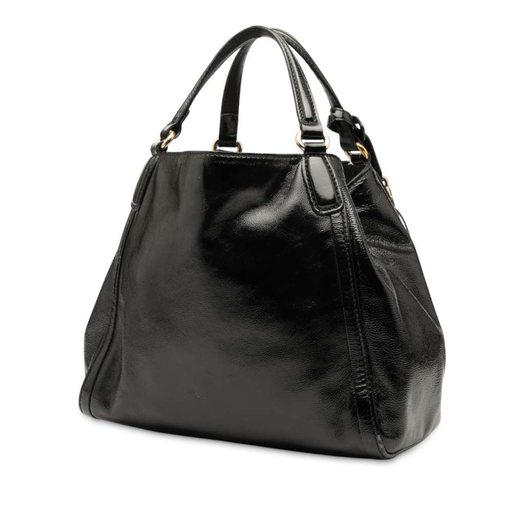 Gucci Small Patent Soho Satchel - 2