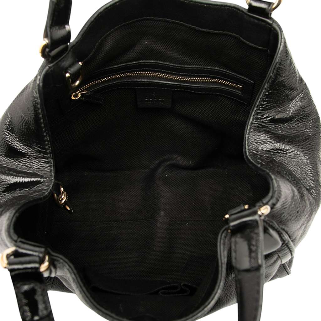 Gucci Small Patent Soho Satchel - 4