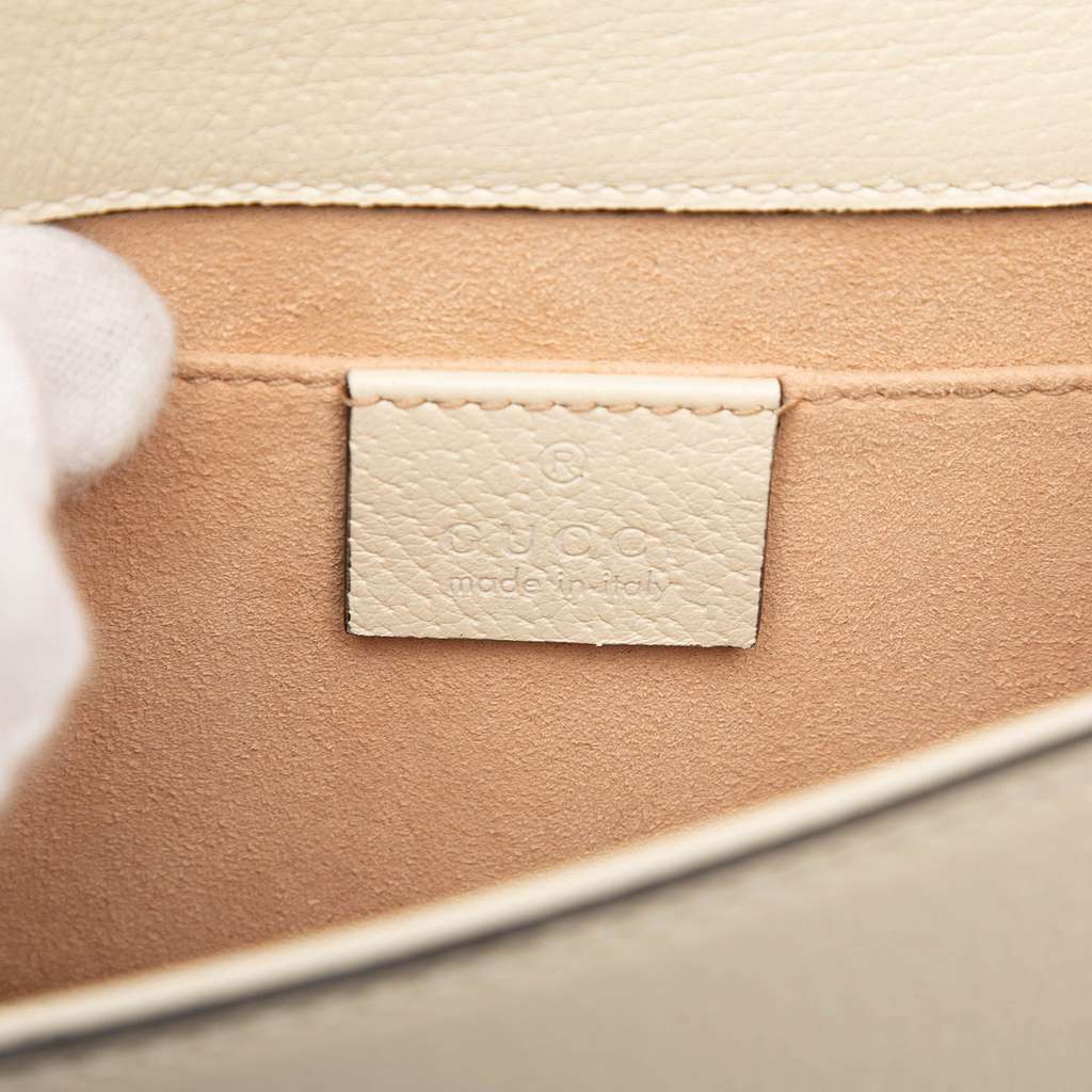 Gucci Small Calfskin Web Linea Butterfly Totem Crossbody - 5