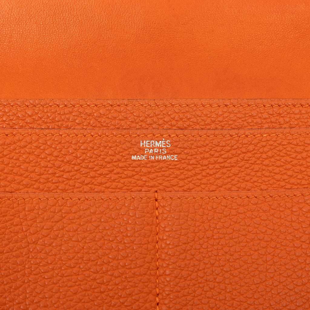 Hermès Clemence Dogon Duo Wallet GM - 5