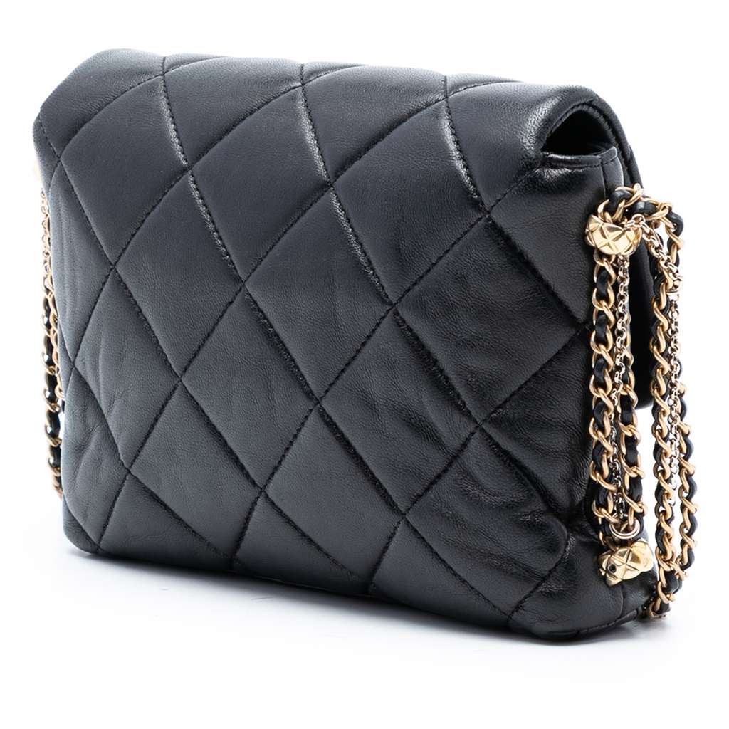 Chanel Mini Quilted Lambskin Crush on Chains Flap - 2