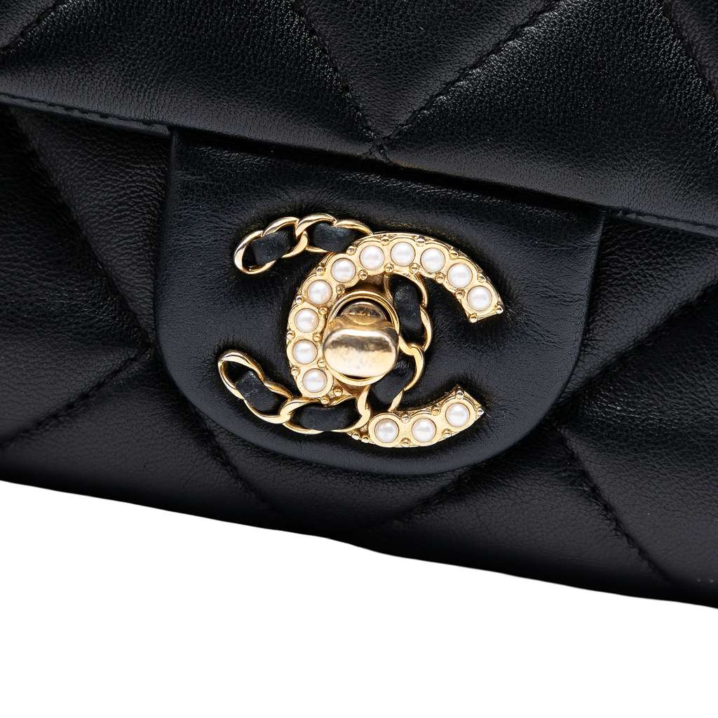 Chanel Mini Quilted Lambskin Crush on Chains Flap - 5