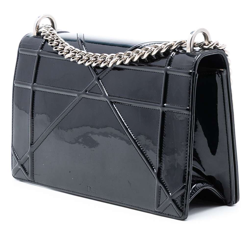 Dior Medium Patent Diorama Flap - 2