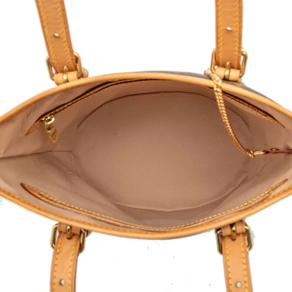 Louis Vuitton Monogram Petit Bucket Brown Very good - Model View