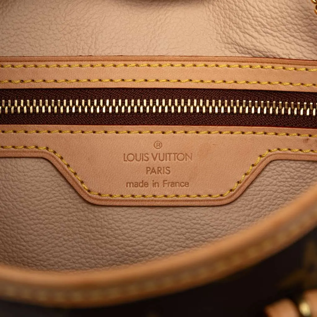 Louis Vuitton Monogram Petit Bucket Brown Very good - Box View