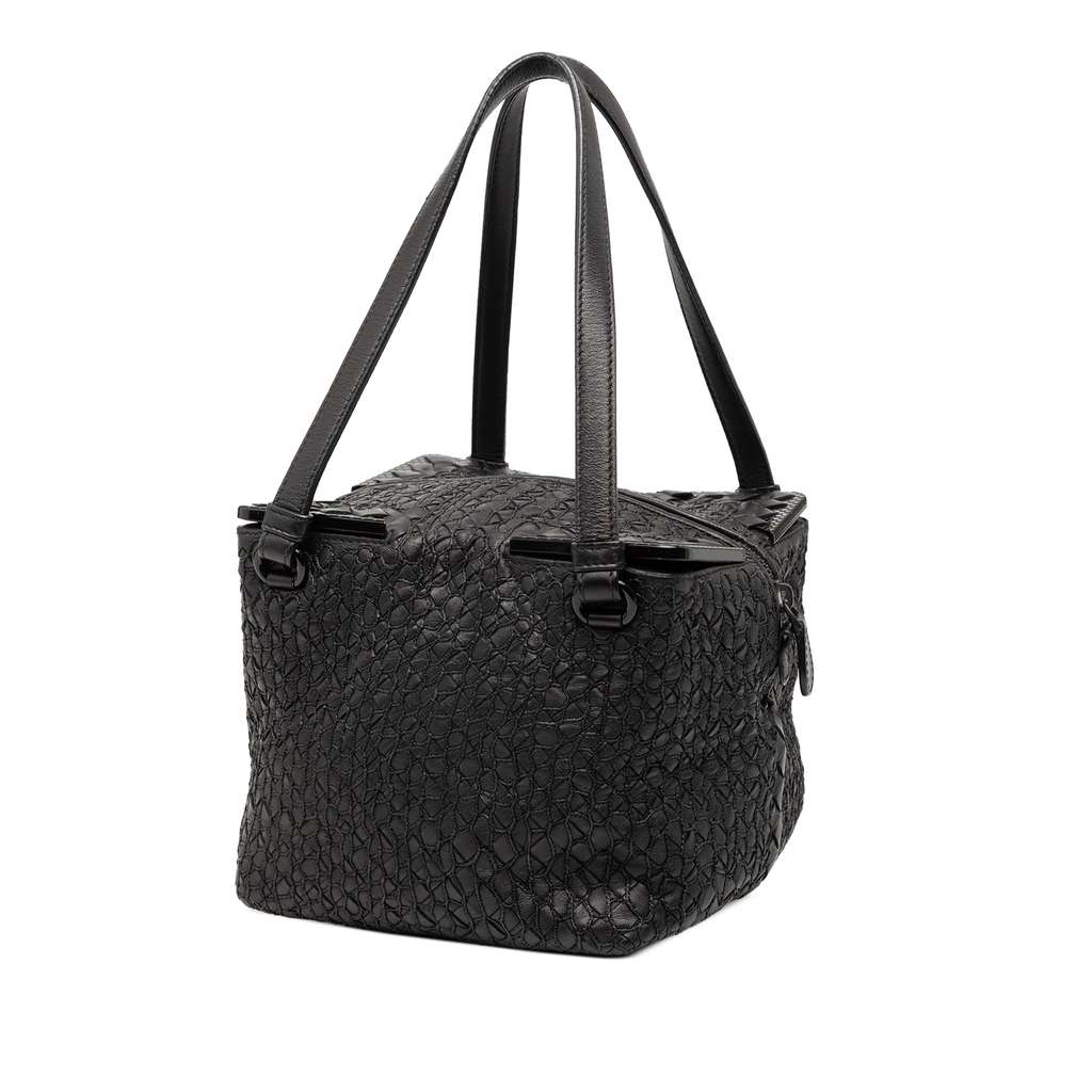 Bottega Veneta Nappa Intrecciato Square Handbag - 2