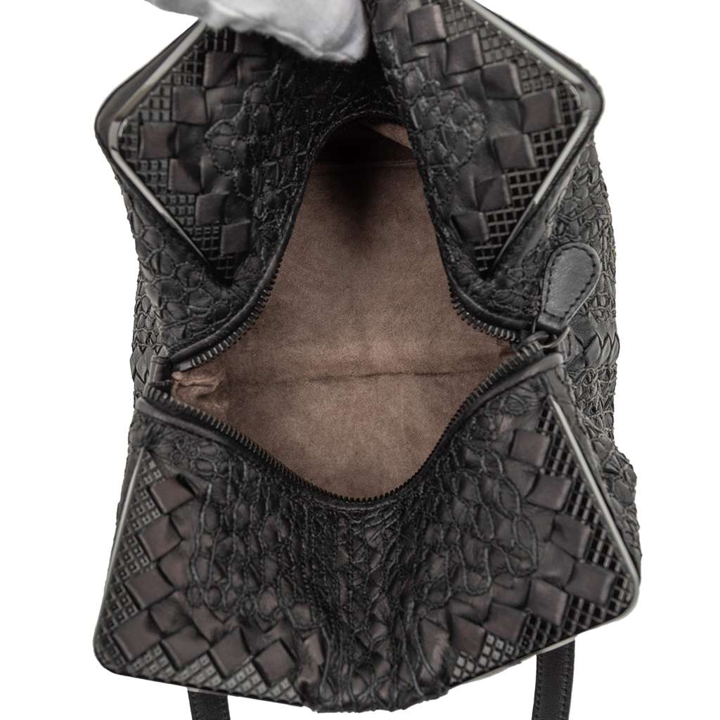 Bottega Veneta Nappa Intrecciato Square Handbag - 4