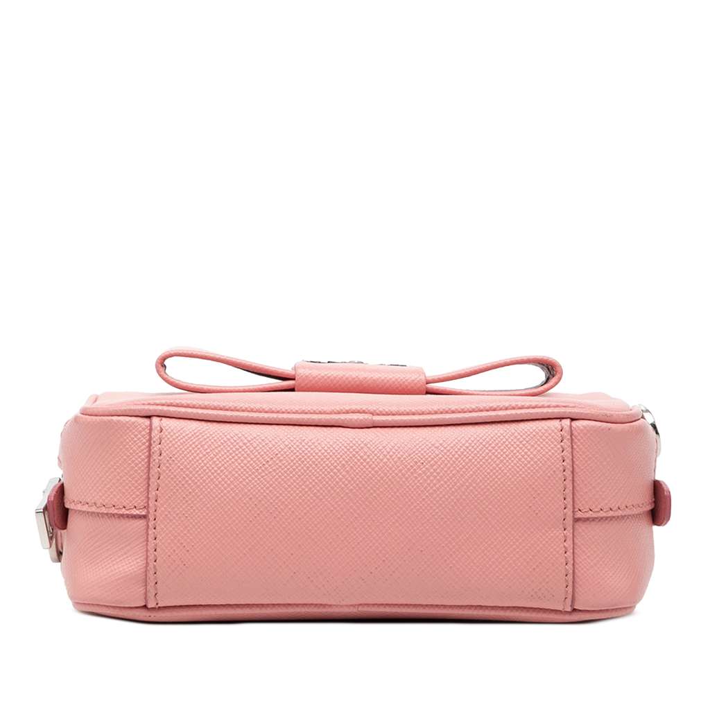 Prada Saffiano Fiocco Bow Camera Bag - 3
