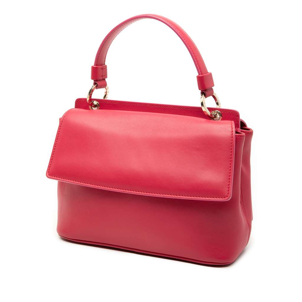 Bvlgari Leather Duet Top Handle Bag - 2