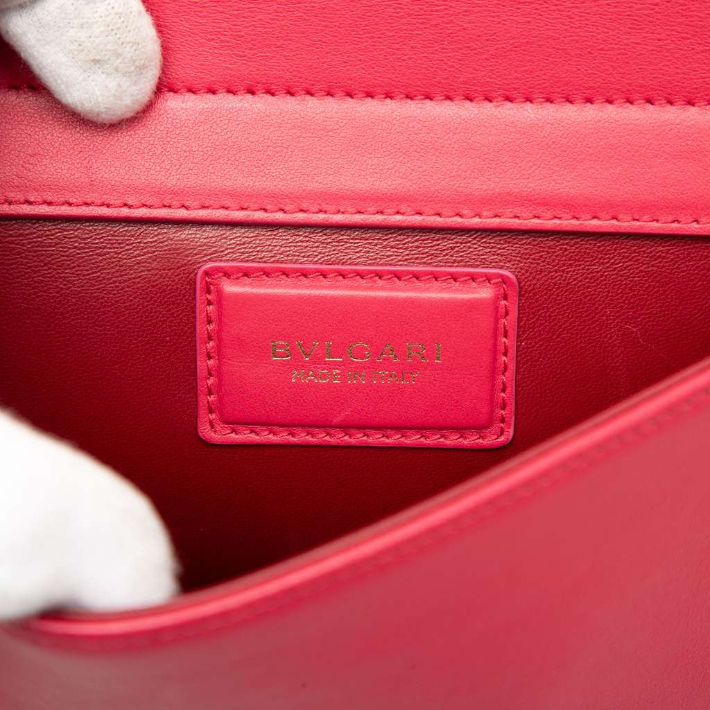 Bvlgari Leather Duet Top Handle Bag - 5