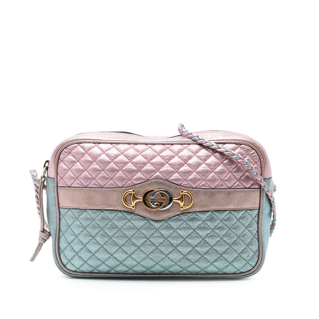 Gucci Laminated Nappa Trapuntata Crossbody