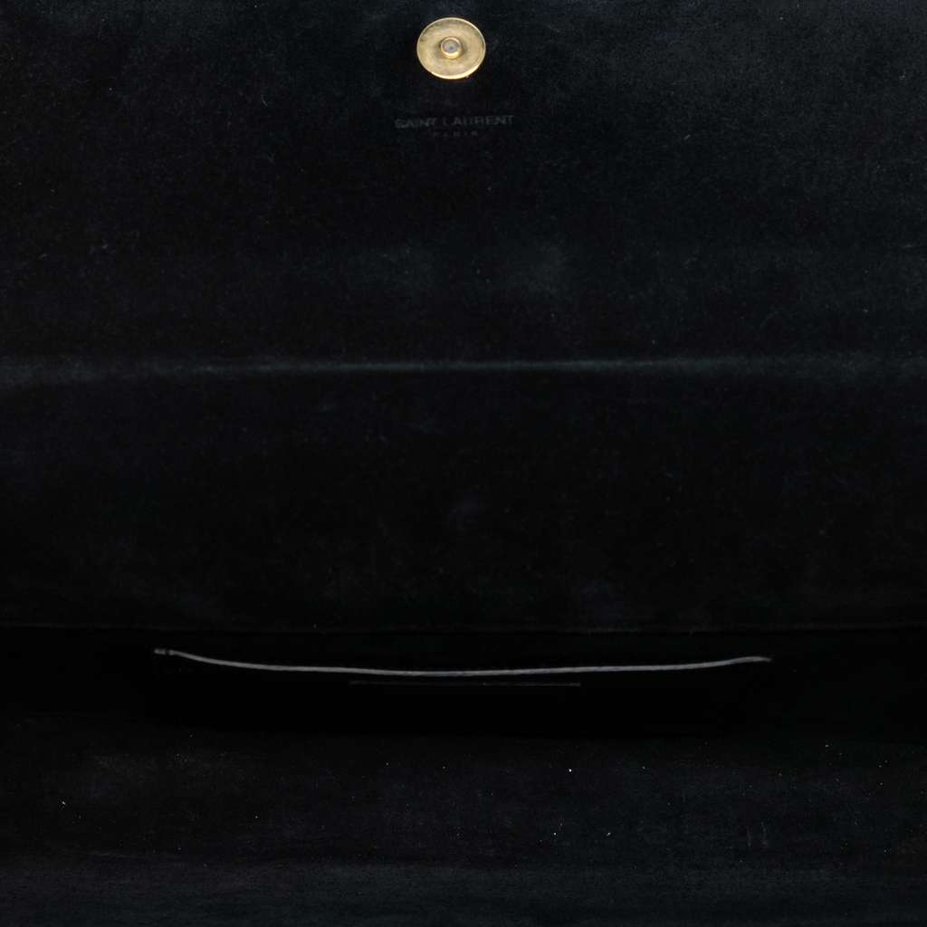 Saint Laurent Metallic Calfskin Cassandre Clutch - 4