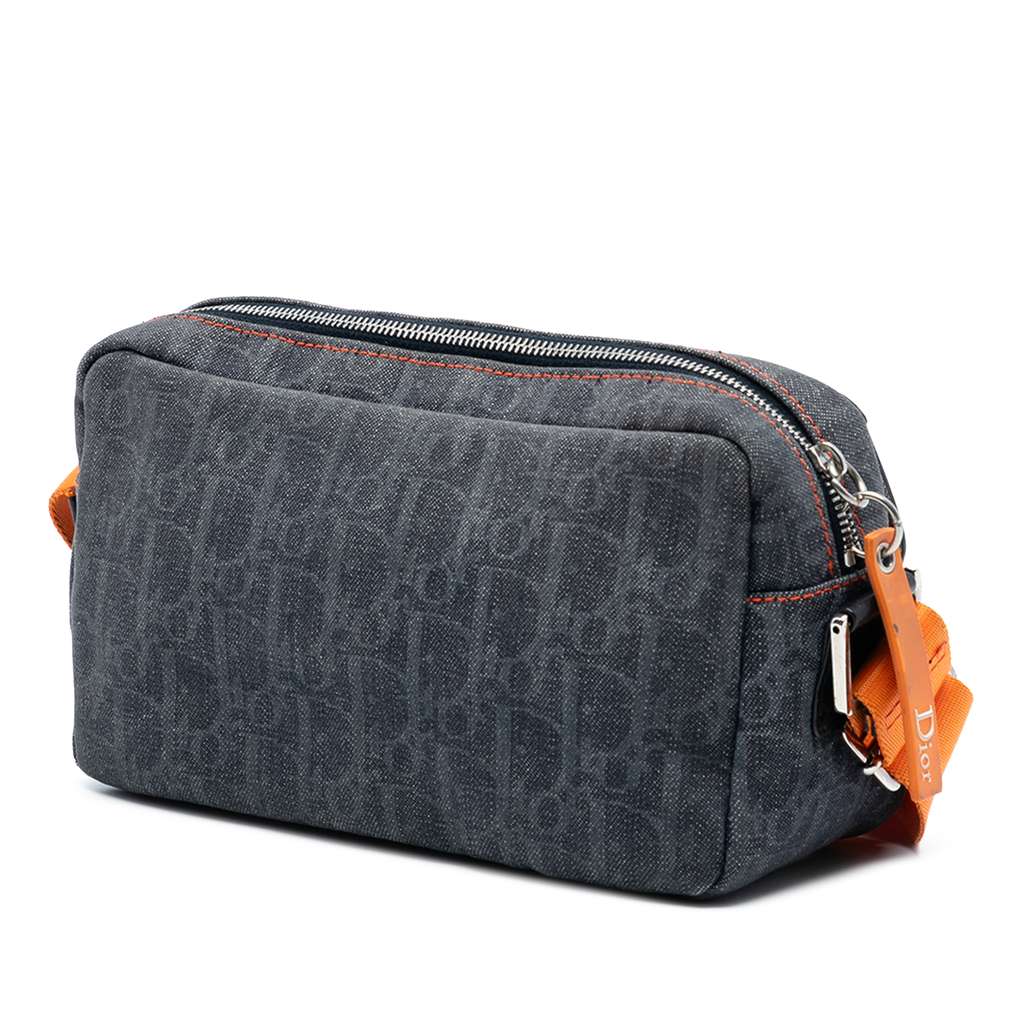 Dior Diorissimo Trotter Denim Flight Shoulder Bag - 2
