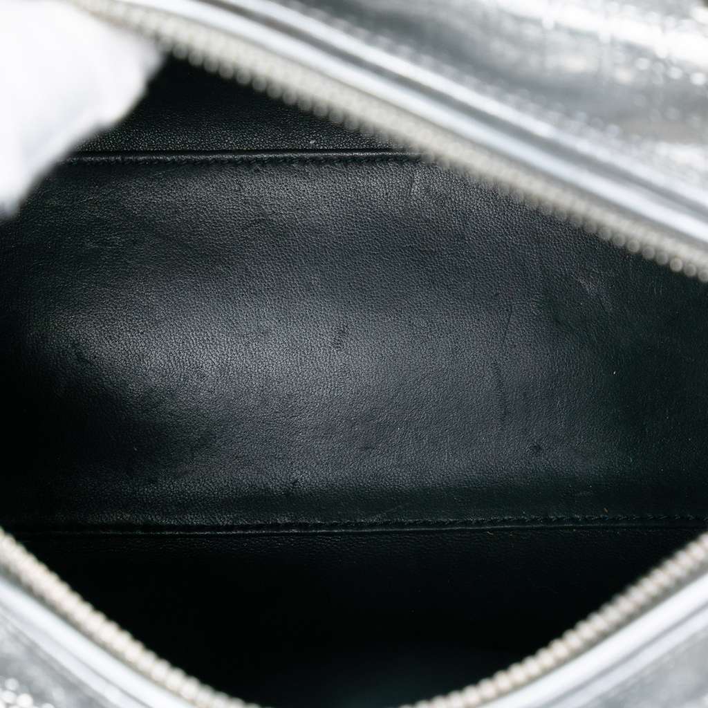 Dior Medium Metallic Patent Microcannage Lady Dior - 4