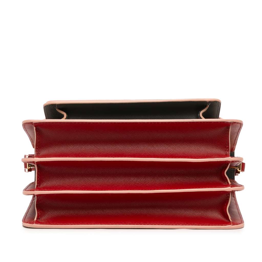 Marni Tricolor Leather Trunk Crossbody - 3