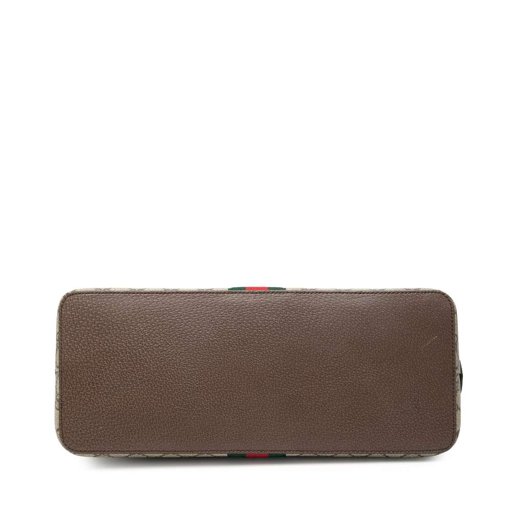 Gucci Medium GG Supreme Ophidia Web Satchel - 3