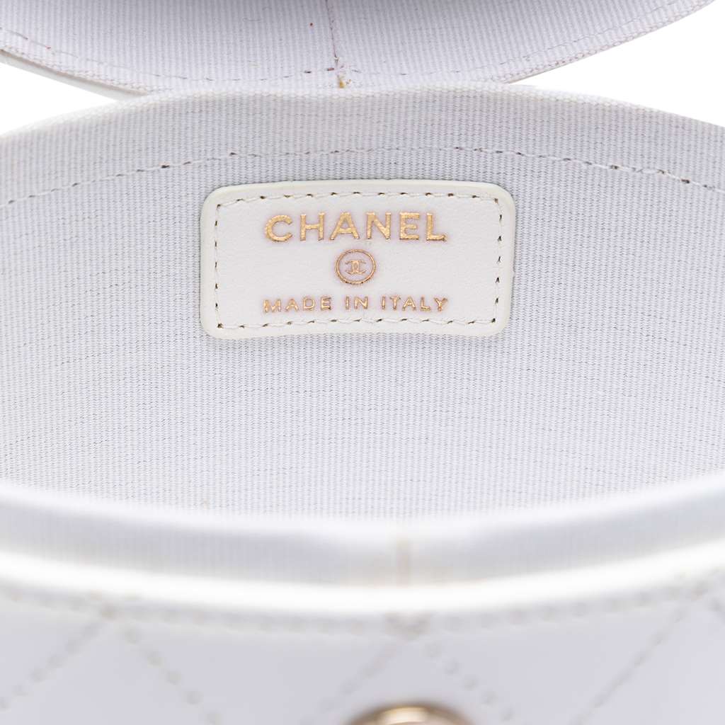 Chanel Small Quilted Lambskin CC Allure Vanity Case - 5