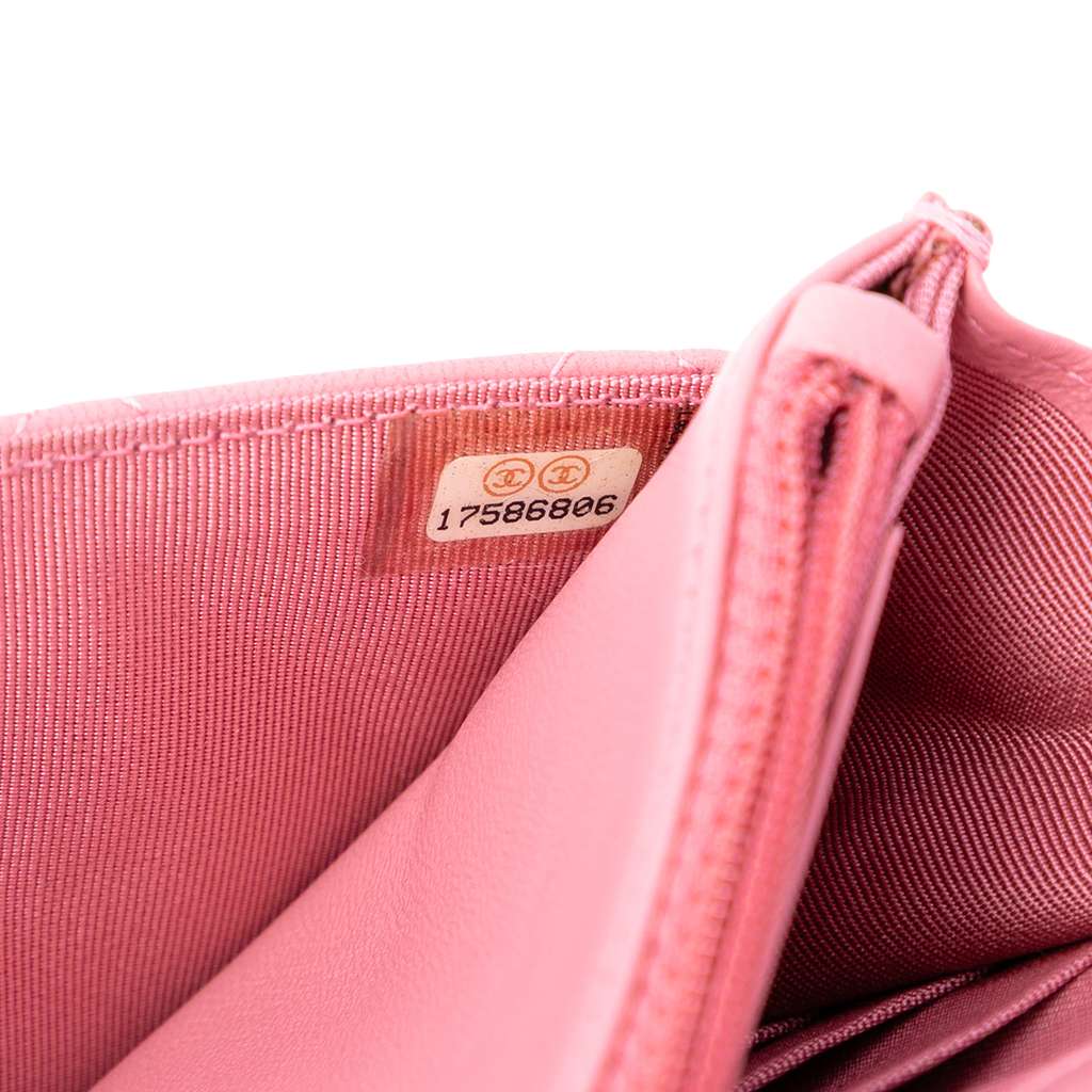 Chanel CC Quilted Lambskin Wallet On Chain - 5