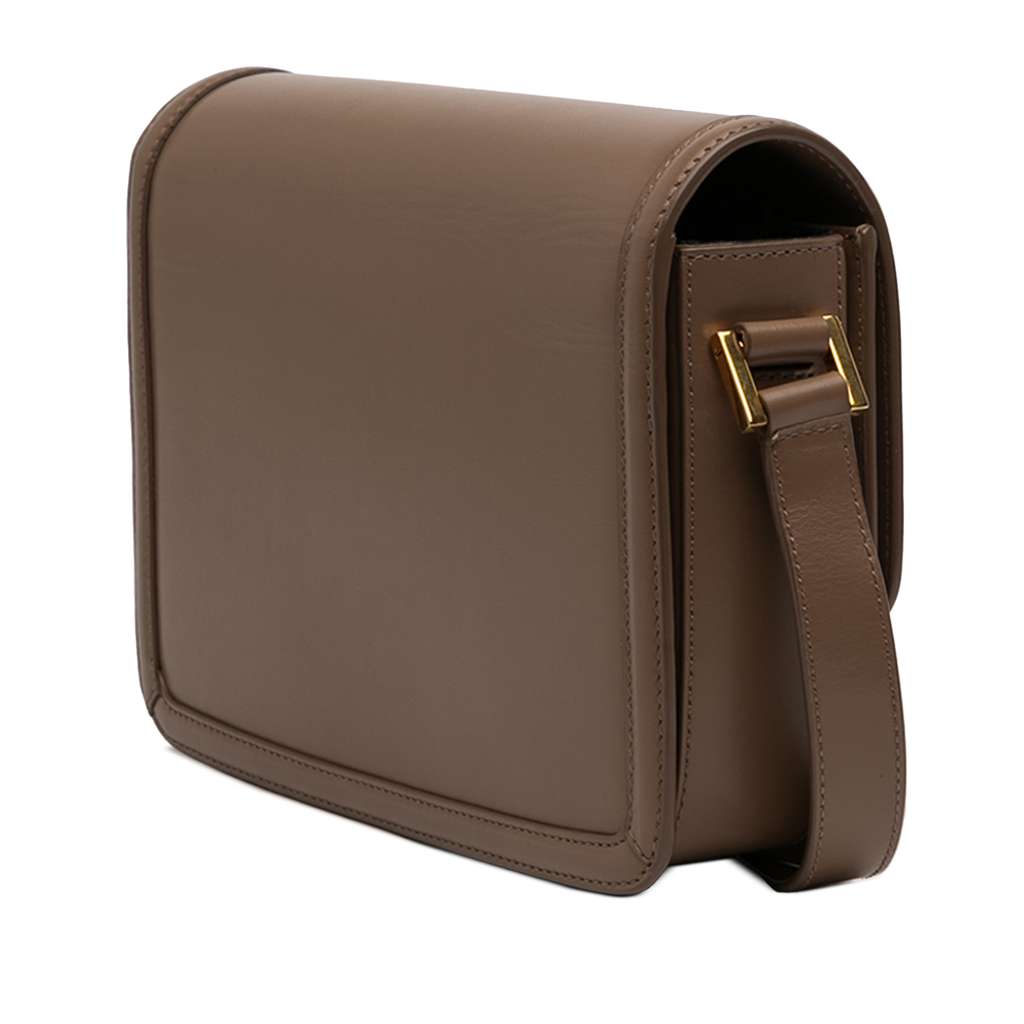 Saint Laurent Medium Calfskin Solferino Satchel In Box - 2