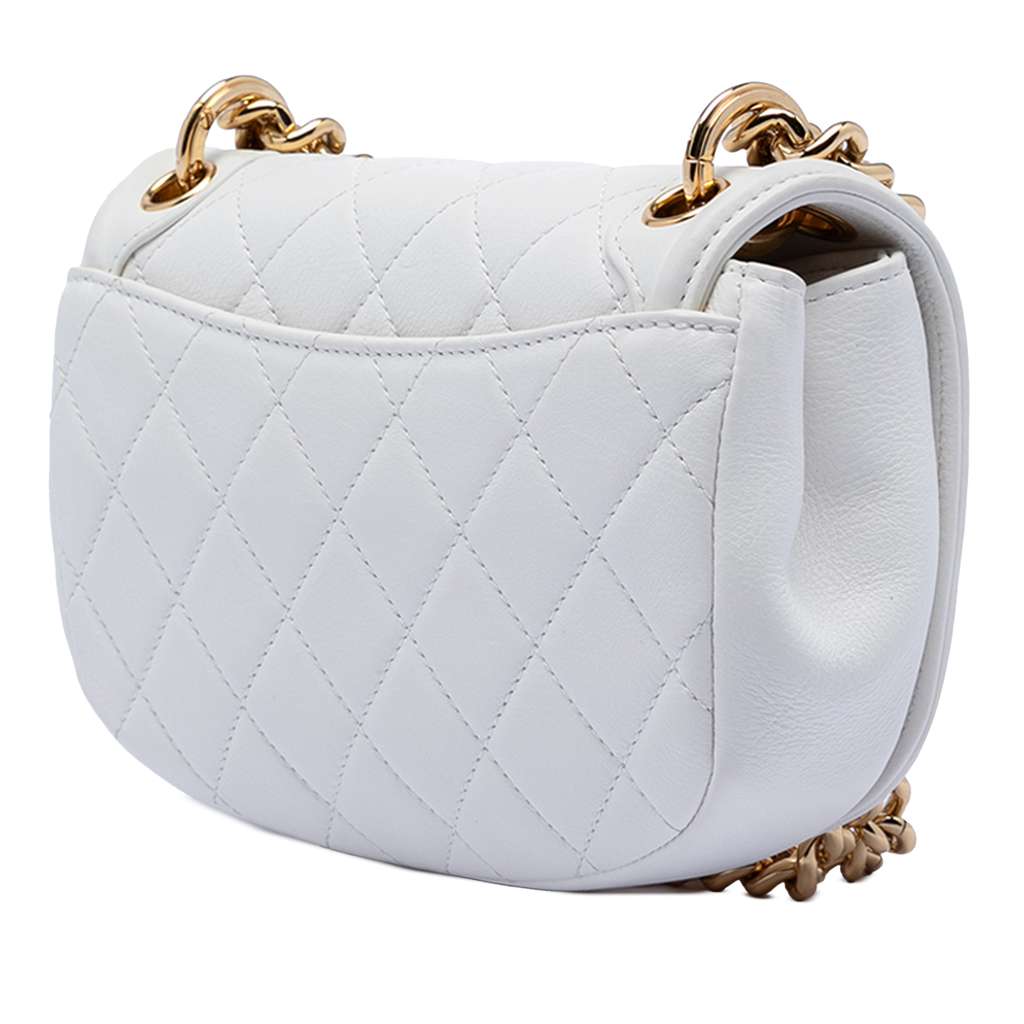 Chanel Small Quilted Calfskin Underline Saddle Flap - 2
