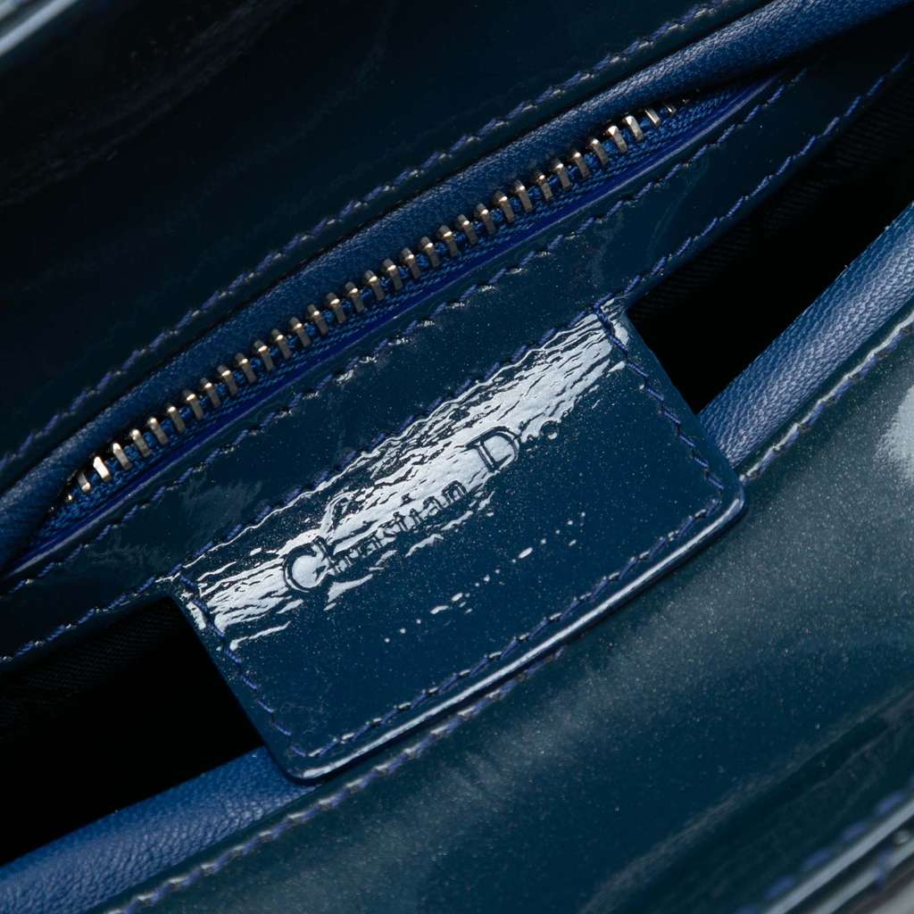 Dior Medium Patent Cannage Lady Dior - 5