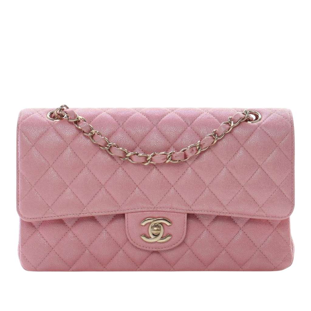 Chanel Medium Classic Iridescent Caviar Double Flap