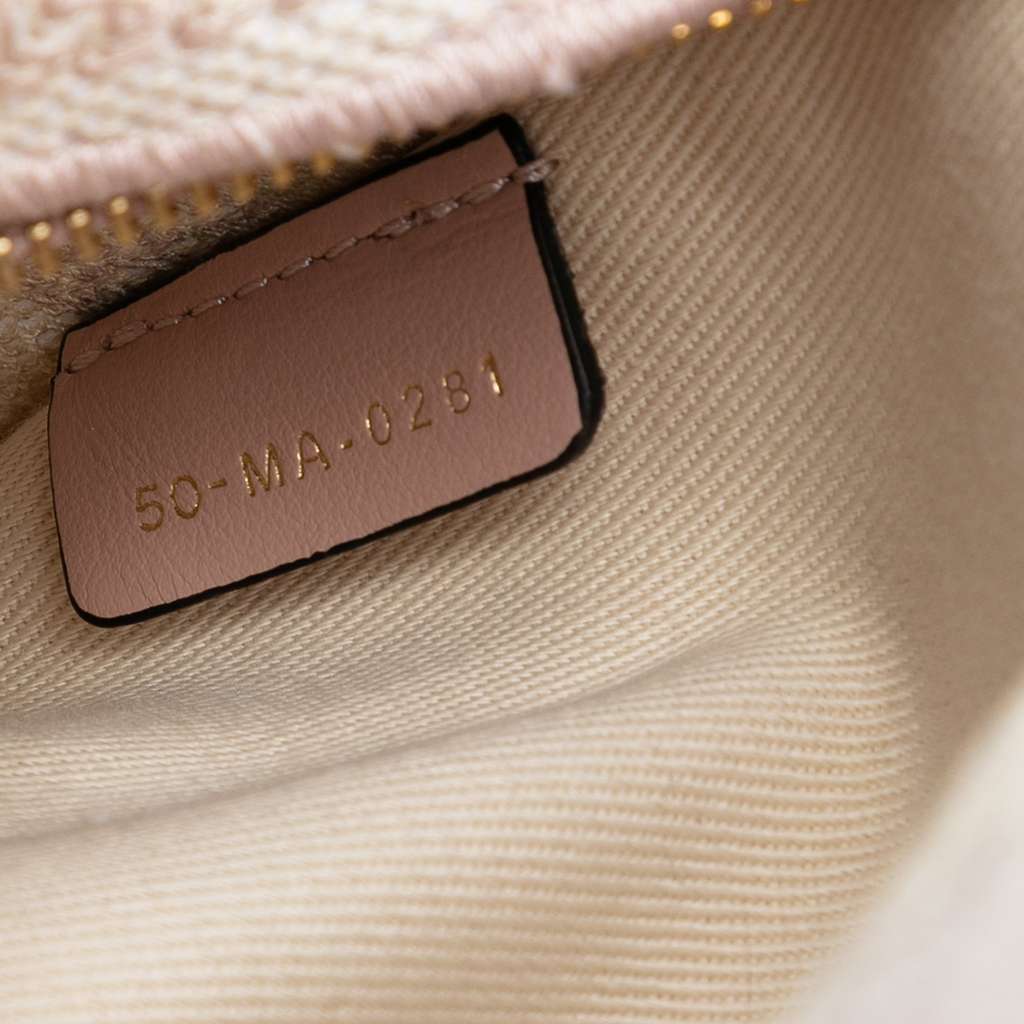 Dior Medium Embroidered Canvas Toile De Jouy Lady D Lite - 5