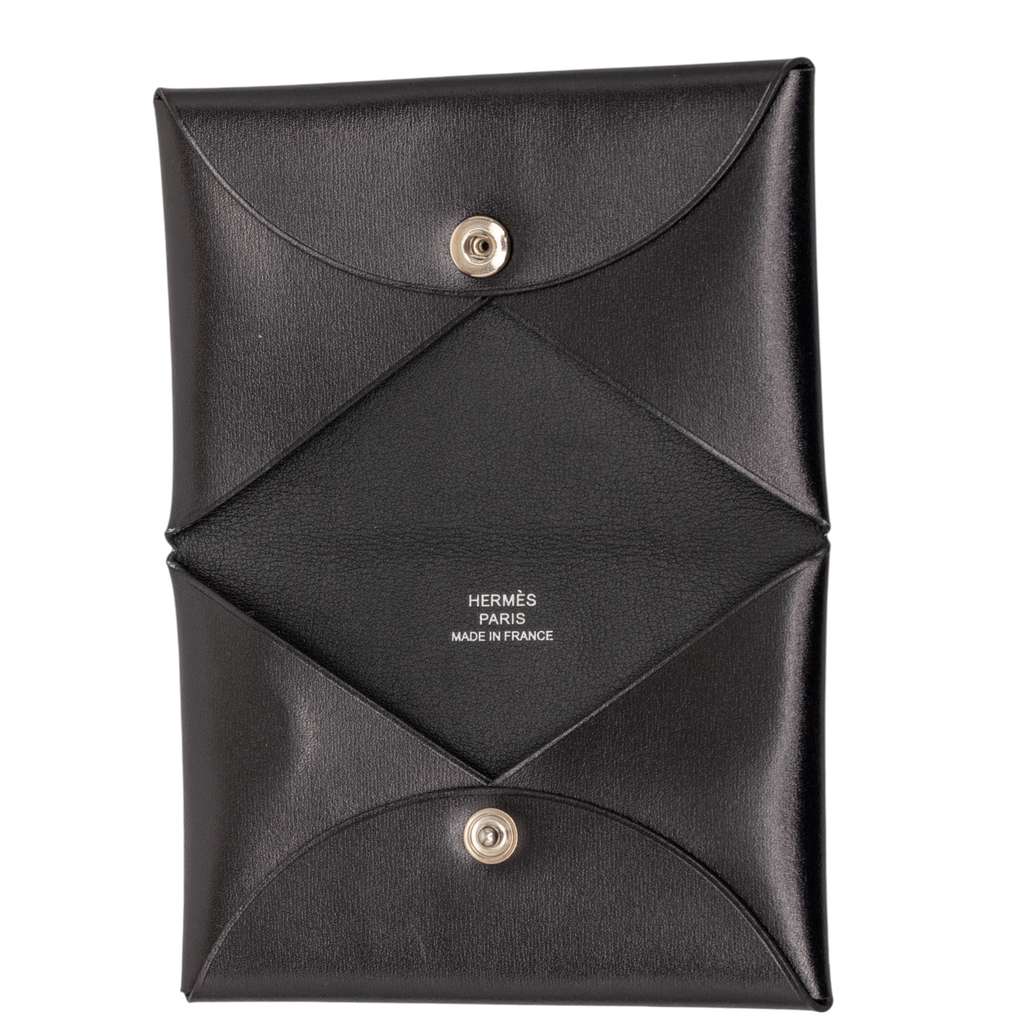 Hermès Box Calf Calvi Card Holder - 4