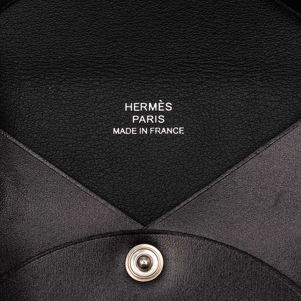 Hermès Box Calf Calvi Card Holder - 5