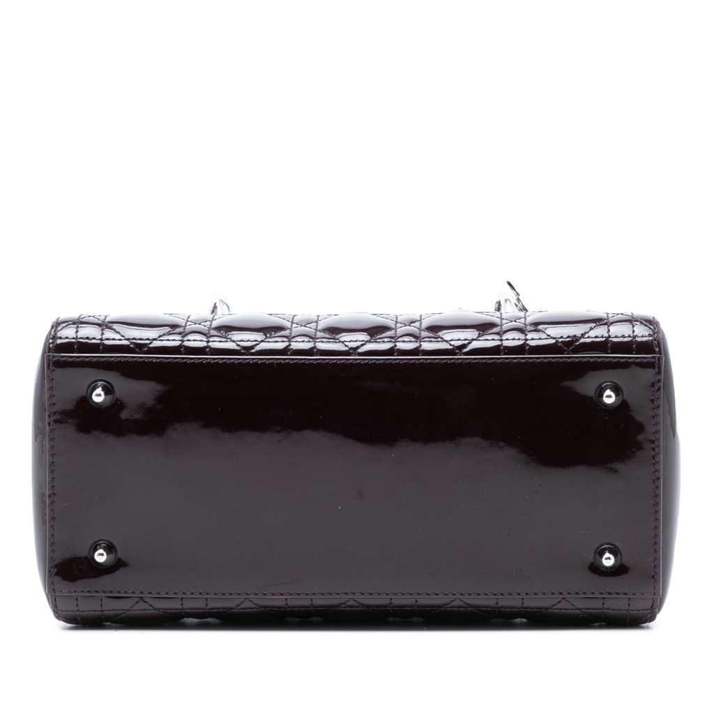 Dior Medium Patent Cannage Lady Dior - 3