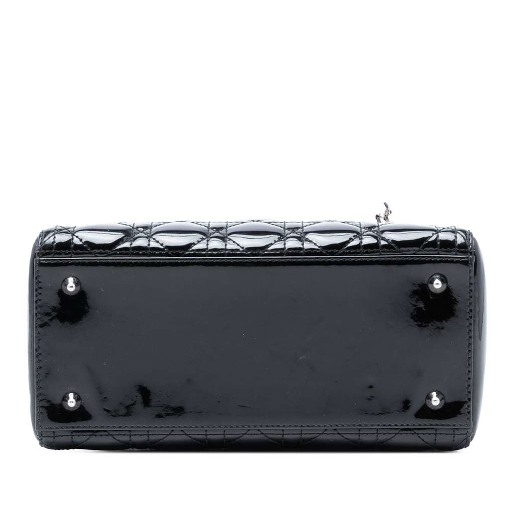 Dior Medium Patent Cannage Lady Dior - 3