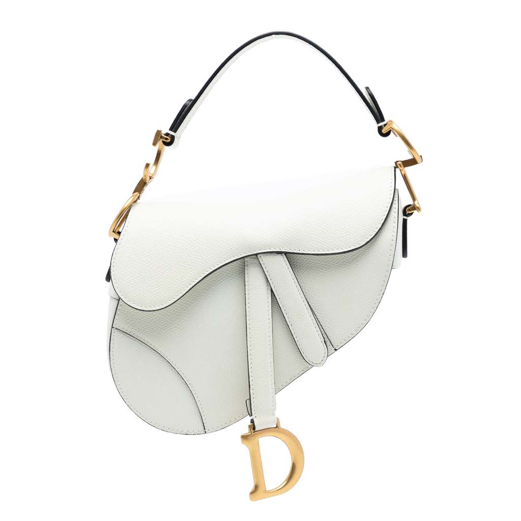 Dior Mini Grained Calfskin Saddle Bag