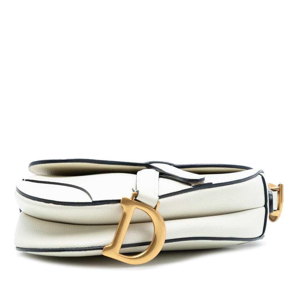 Dior Mini Grained Calfskin Saddle Bag - 3