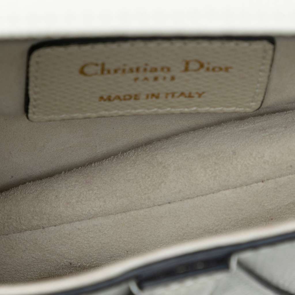 Dior Mini Grained Calfskin Saddle Bag - 4