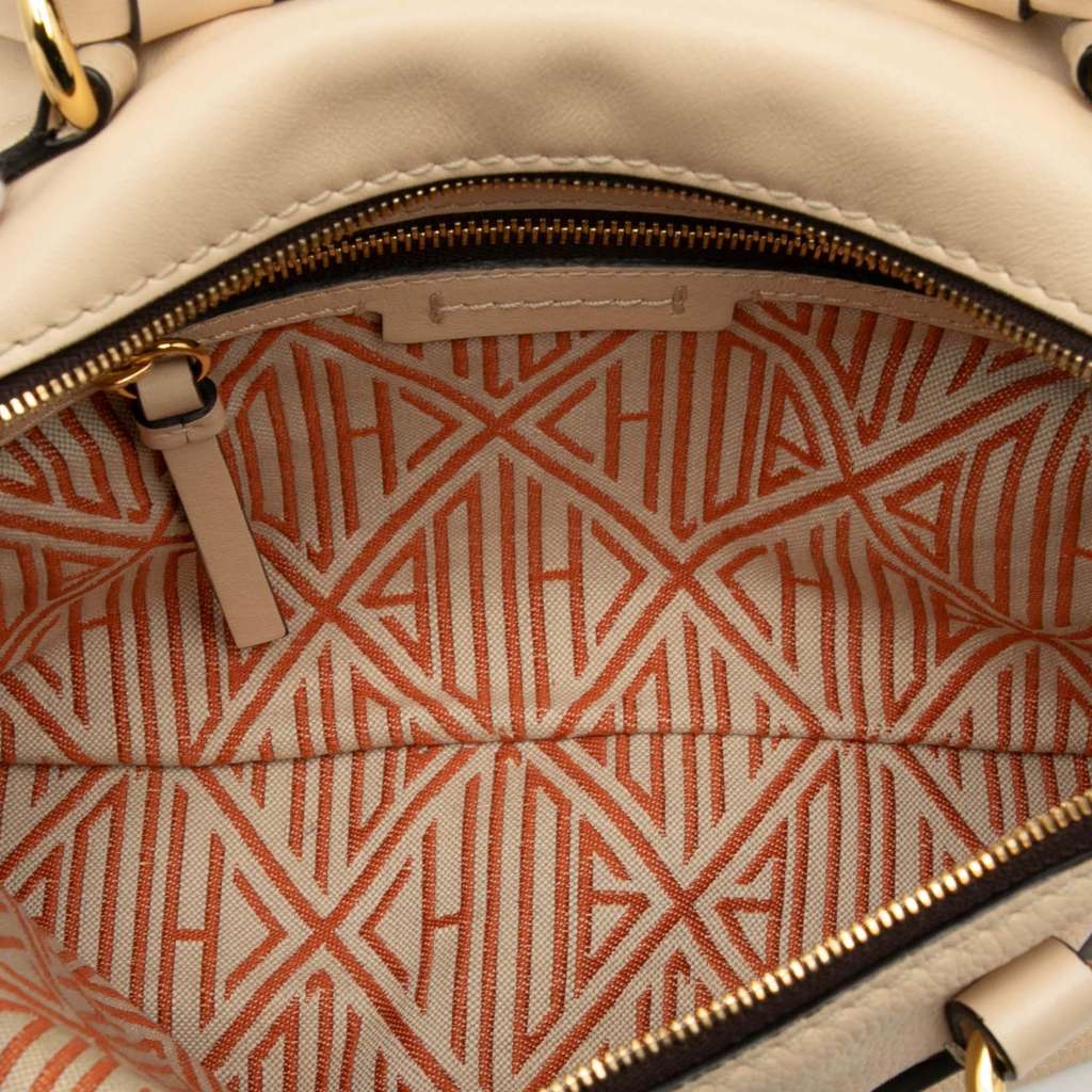 Chloé Small Leather Daria Satchel - 4