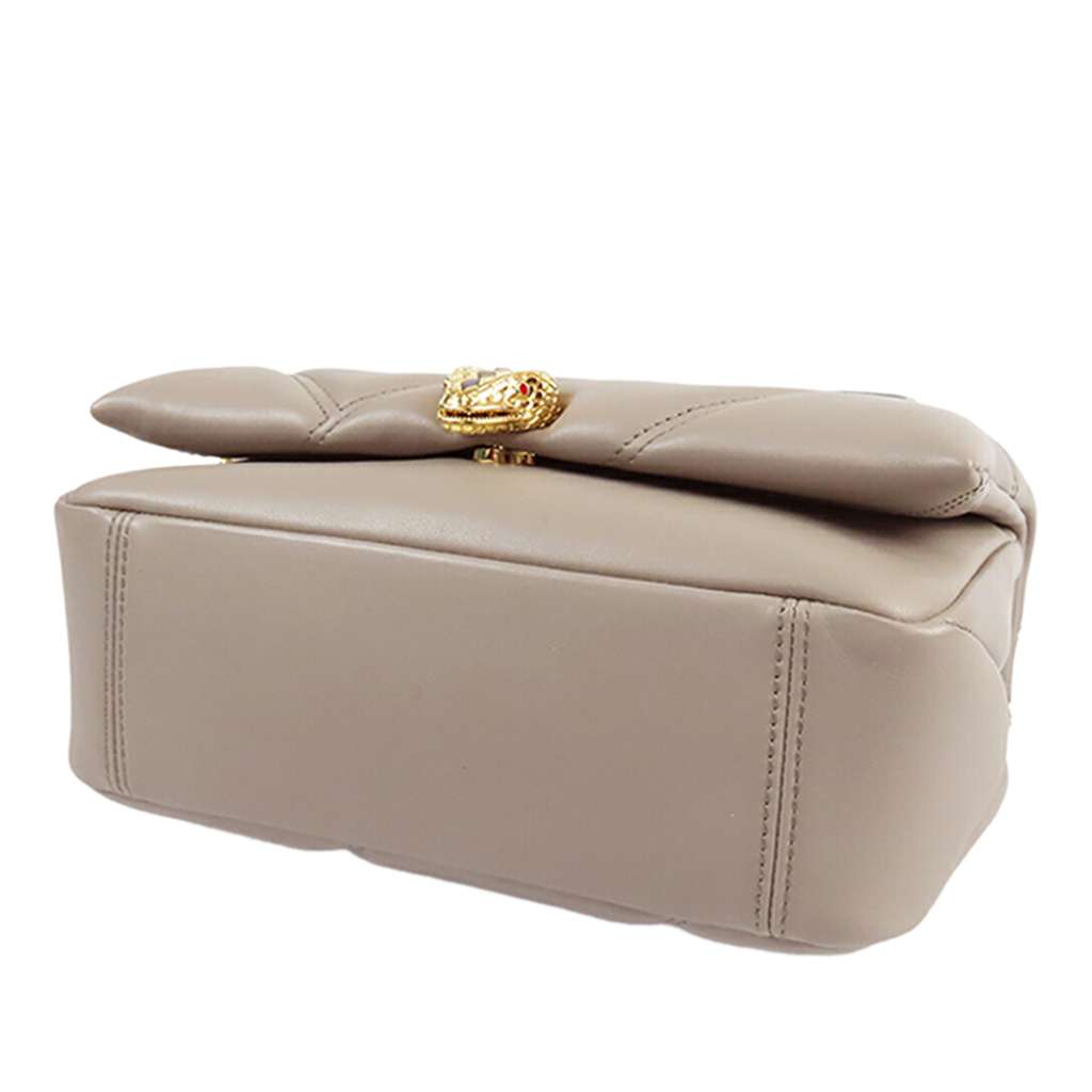 Bvlgari Small Leather Maxi Serpenti Cabochon Satchel - 3