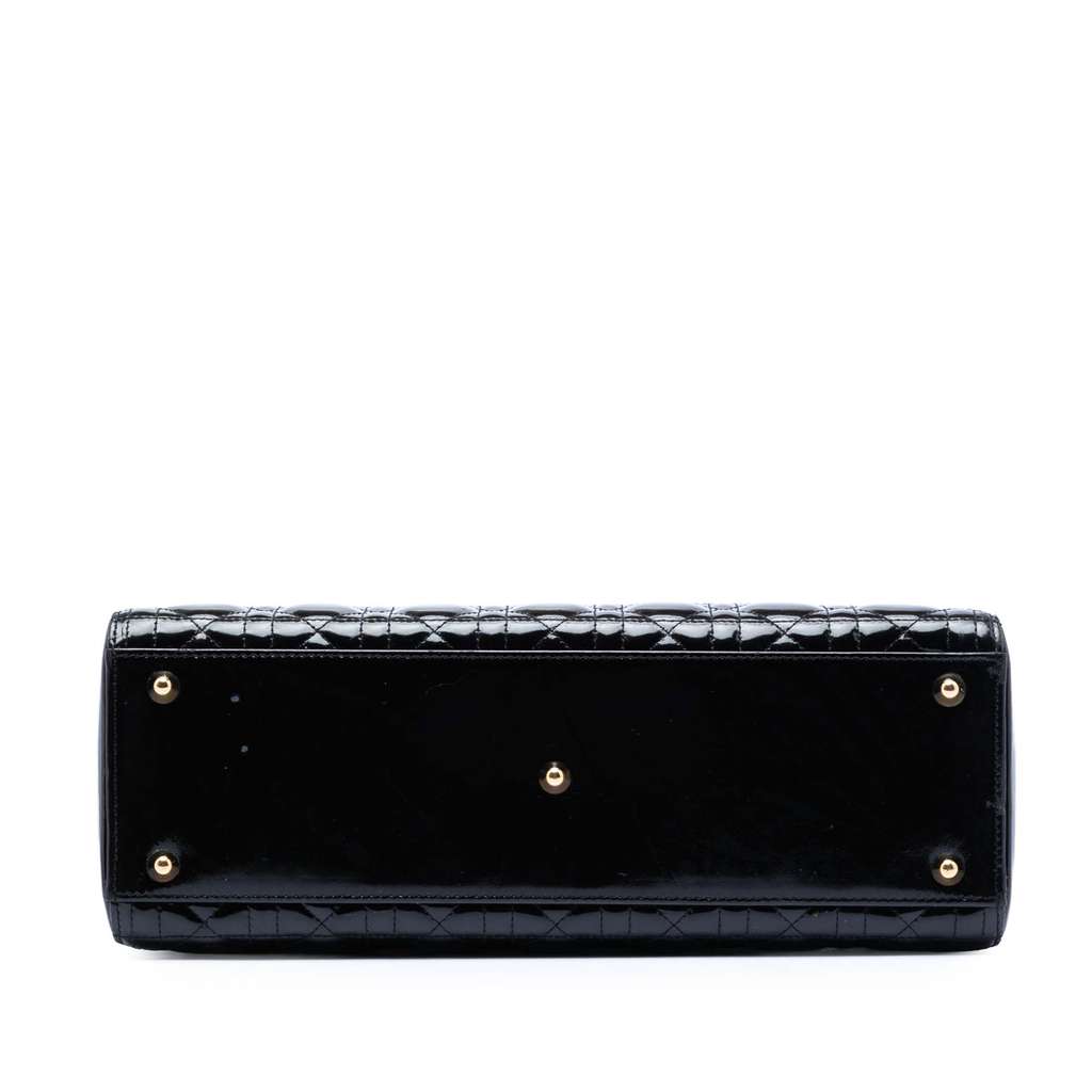 Dior Large Patent Cannage Lady Dior - 3