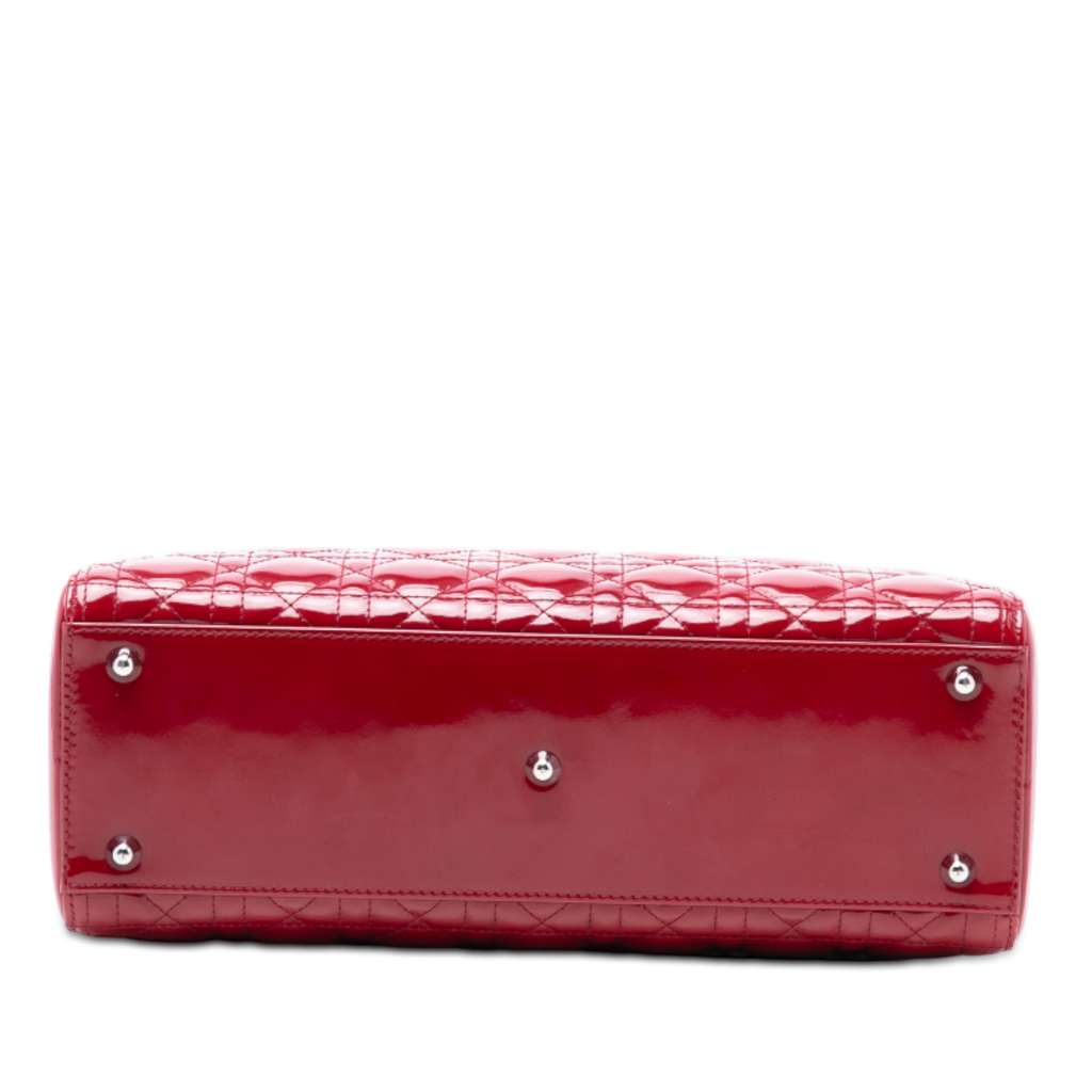 Dior Large Patent Cannage Lady Dior - 3